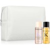 Krastase Regalo con Compra Mnima de 1,600, Set Cosmetiquera Blanca, Elixir Ultime L'Huile 15 ml, Glaze Drops 15 ml