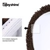 MAYSHINE Plush Shaggy Standard Toilet Seat Lid Cover (Brown) |
