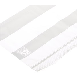 LK Packaging 10" x 12" 1.75 mil Gallon Zipper Bag with White Strips and LK Logo, Pack of 250