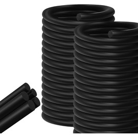 25FT Backer Rod 3/4 Inch Diameter Rubber Caulk Concrete Expansion Joint Filler Black Rubber Caulk Saver Weather Stripping for Gaps and Joints Filling(3/4 Inch x 25FT)