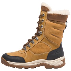 Timberland Women's White Ledge Mid Insulated Waterproof Hiking Boot, Wheat Full-Grain, 8