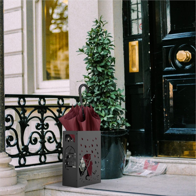 Mango Steam Umbrella Rack, Raining Cats Black