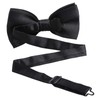 Men's Bow Tie for Wedding Party - Solid Color Adjustable