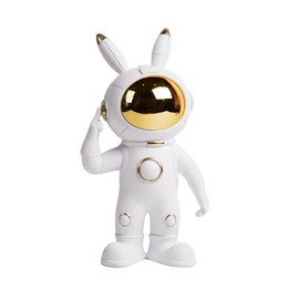 SEINHIJO Astronaut Statue Sculpture Modern Decor Arts Home Gifts Figurine Polyresin 12.2inch