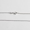 Dew Sterling Silver Paw Print Necklace, 18"