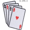 2Pcs Rock Cool Poker Fashion Clothing Patches Card Game Iron