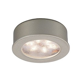 WAC Lighting HR-LED87-BN LED Round Button Lights, 3000K in Brushed Nickel Finish