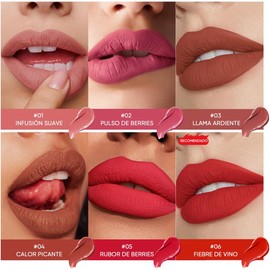 Minimeli Lip Tint con Cadena 24h Mate – Fiebre de Vino