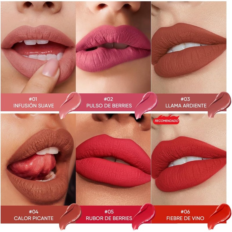 Minimeli Lip Tint con Cadena 24h Mate – Fiebre de