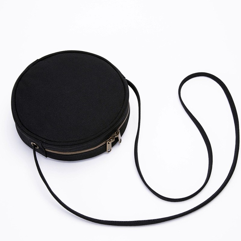 YONBEN - Bolso cruzado circular para mujer, de nailon con