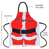 XIEJINJIA 2 Pack Water Resistant Santa Anime Christmas Aprons Wife