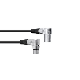 OMNITRONIC 3-Pin XLR Cable 3 m 90 ° Black