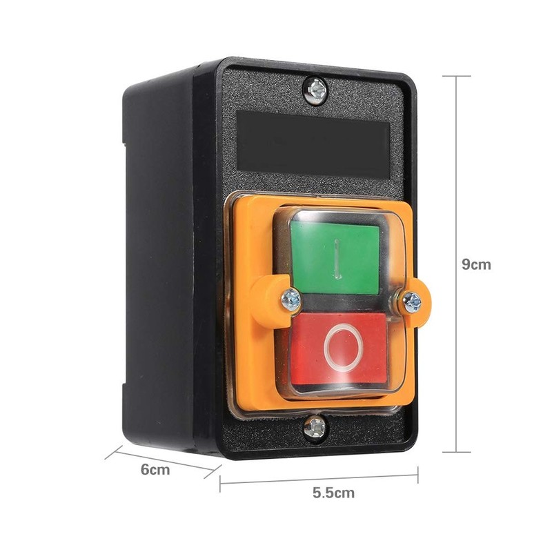 EVGATSAUTO Waterproof Switch, On/Off Waterproof Push Button Switch Tools for