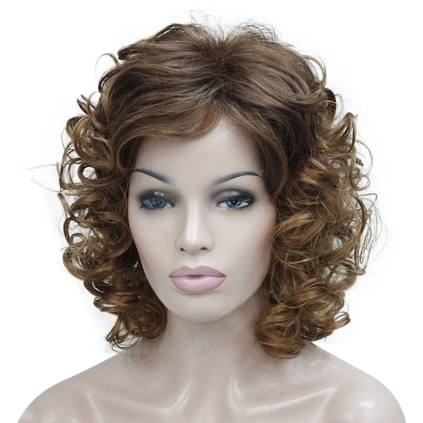 lydell Length: Afro Curl Full Wig Synthetic Women Wig