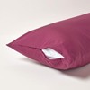 HOMESCAPES Plum Purple Pure Egyptian Cotton Euro Size Pillowcase 40