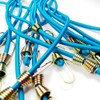Mini Bungee Cords with Hooks, 15 Pcs Elastic Bungee Cords,