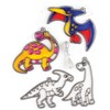 Dinosaur Suncatcher Decorations (Pack of 8)