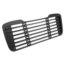 KUAFU Front Grille Compatible with 2002-2022 Freightliner M2 100 106 112 A1714787001, A1714104001 Bumper Upper Radiator Hood Mounted Grill Without Bug Screen Painted Black