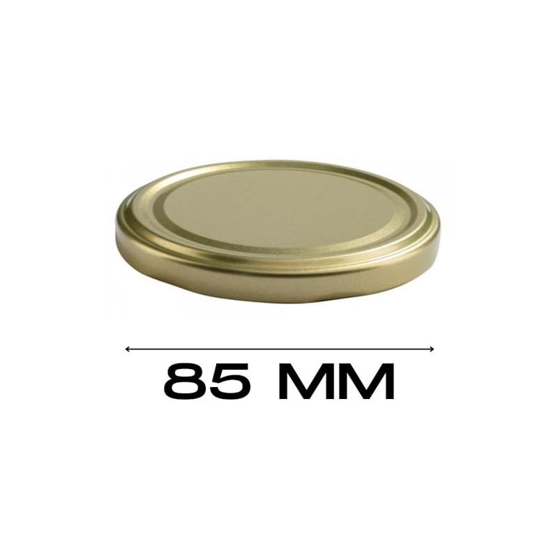 mikken Twist-Off Replacement Lids for Jam Jars 82 x 8.5