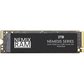 NEMIX RAM Nemesis Series 2TB M.2 2280 Gen4 PCIe NVMe SSD Write Speeds up to 7415mbps Compatible with Dell Precision 3660 Tower Workstation