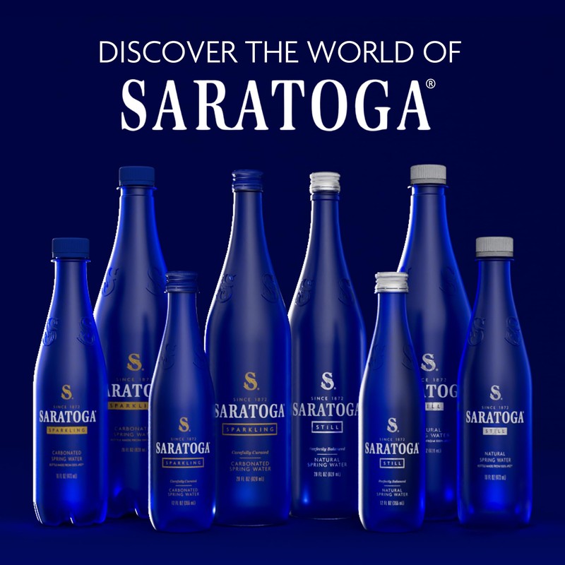 Saratoga Spring Water Bottles, 6 Pack – Still Bottled Water