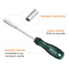 sourcing map Metric Nut Driver 7mm CR-V Non-Magnetic Tip Hollow