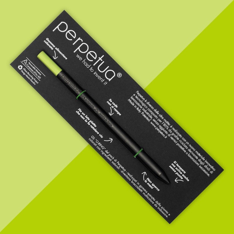 Perpetua Set of 2 Pencils Orange + Lime Green -