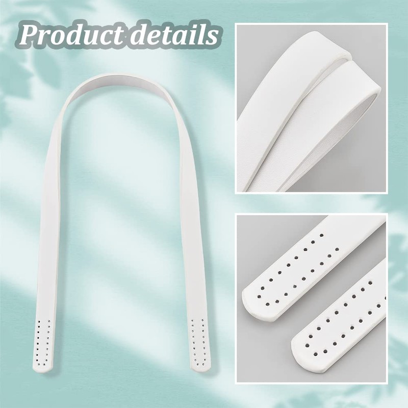 PH PandaHall 2 Pcs Bag Handle 24.4" Long Leather Handle