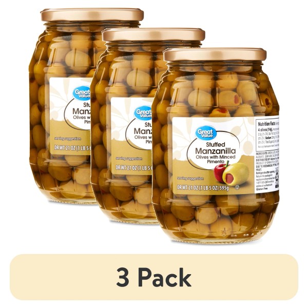Does not apply (3 pack) Stuffed Manzanilla Olives with Minced