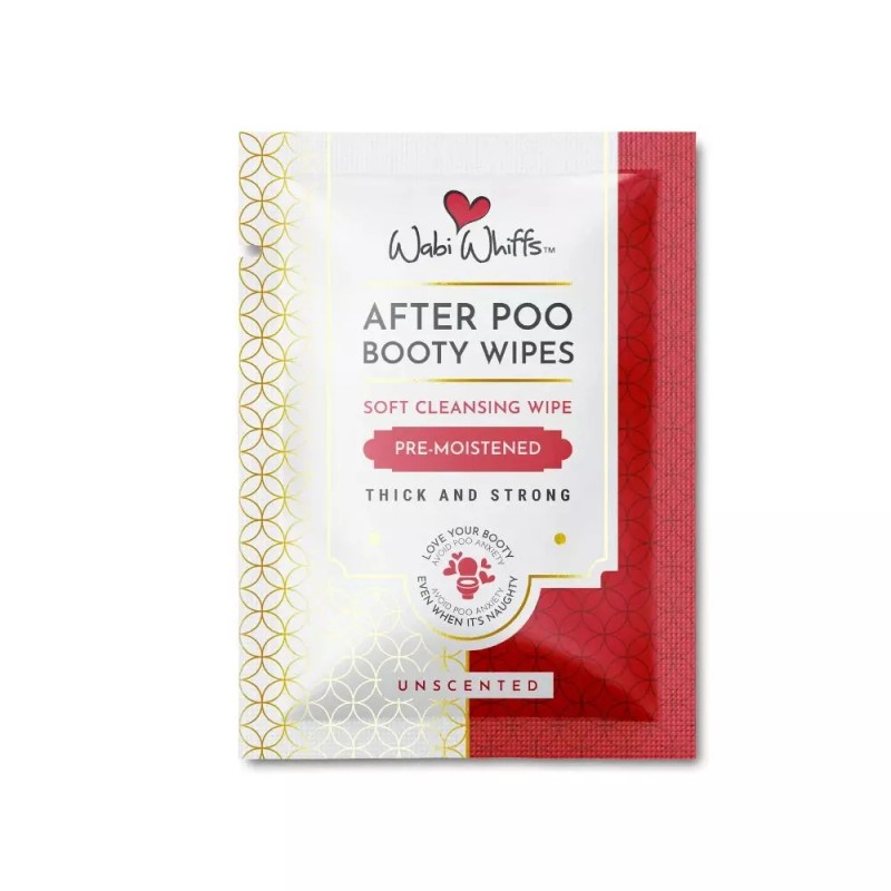 WABI WHIFFS AFTER POO BOOTY WIPES UNSCENTED SOFT CLEANSING WIPE-6