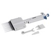 8-Channel Vraiable Volume Manual Adjustable Pipettor Pipet Laboratory Tool 0.5-10μl