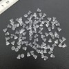 KAUNTY Silicone Clear Earring Backs, 200 PCS Bullet Clutch Safety