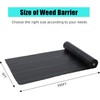 Broadfashion 01 Weed Barrier Landscape Fabric Heavy, Black