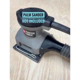 PORTER-CABLE Porter Cable 380 4” 1/4 Sheet sander, 3d printed, 1-1/2" Vacuum Hose Attachment