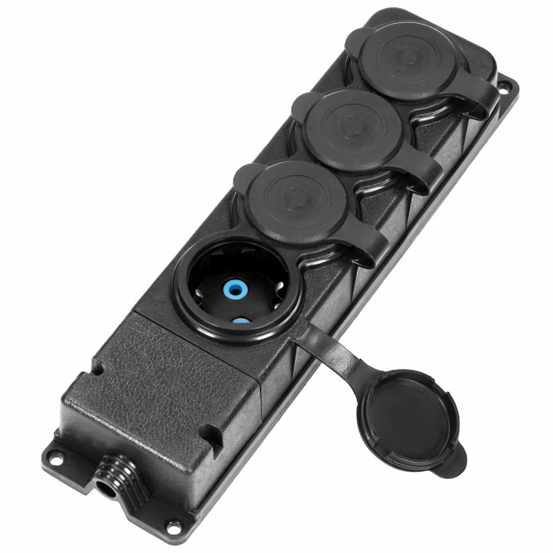 Miratic Workshop Schuko Plug Outdoor Waterproof IP44 230 V 16