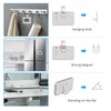 Digital Refrigerator Thermometer, Thermometer Refrigerator with LCD Display and Frost