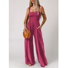 Dokotoo Womens Overalls Rose Jumpsuits for Women Casual Loose Fit
