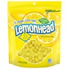 Lemonhead Hard Lemon Candy, Refreshingly Citrus, Resealable Bag, 12 oz