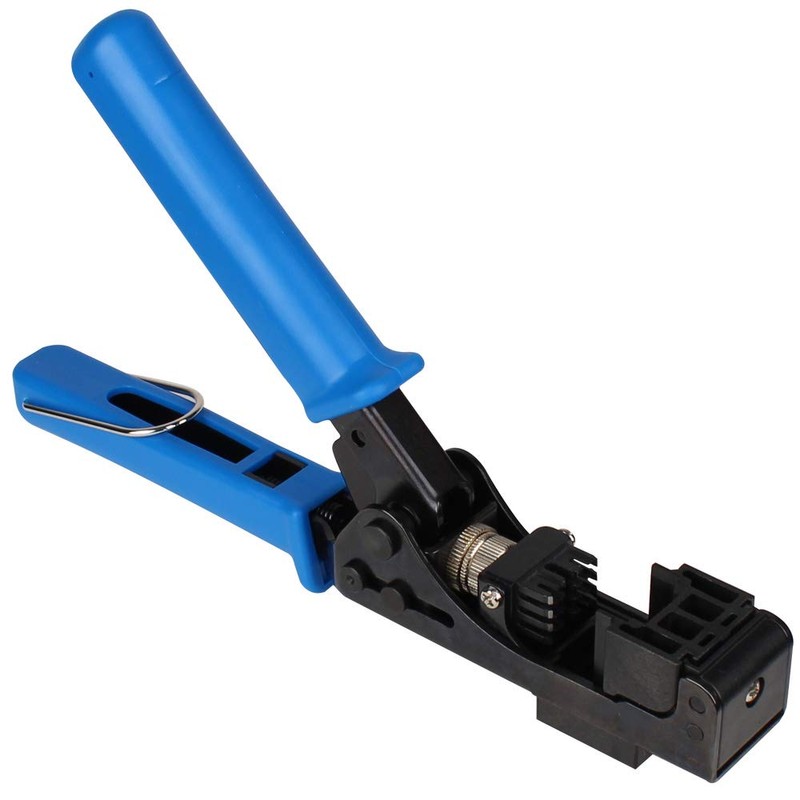 NstallMates Crimping Tool for RJ45/RJ11 4-Pair Keystone Jacks