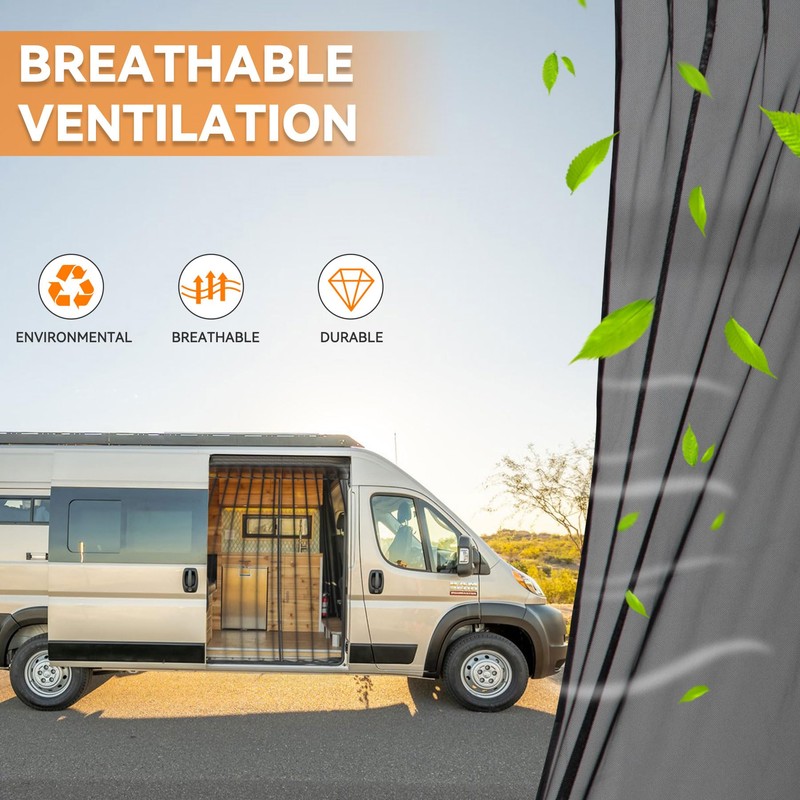 MELIPRON Van Bug Screen Fit For Ford Transit, Mercedes Sprinter