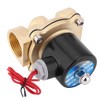 Normally Closed Solenoid Valve Brass for Air Water Oil 1in