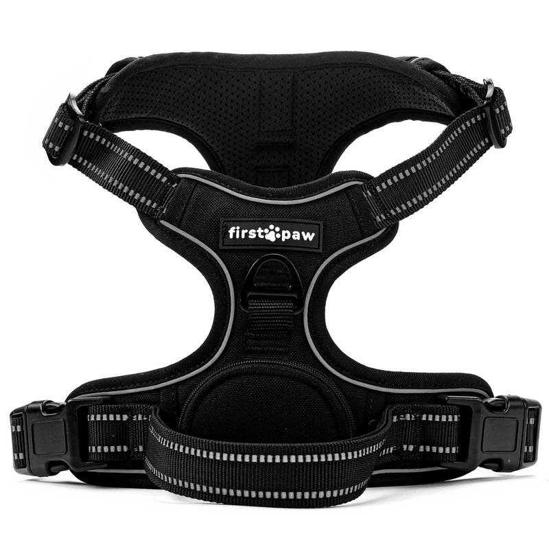 FIRSTPAW Anti-Pull Dog Harness for Large Dogs, Size L, Reflective,