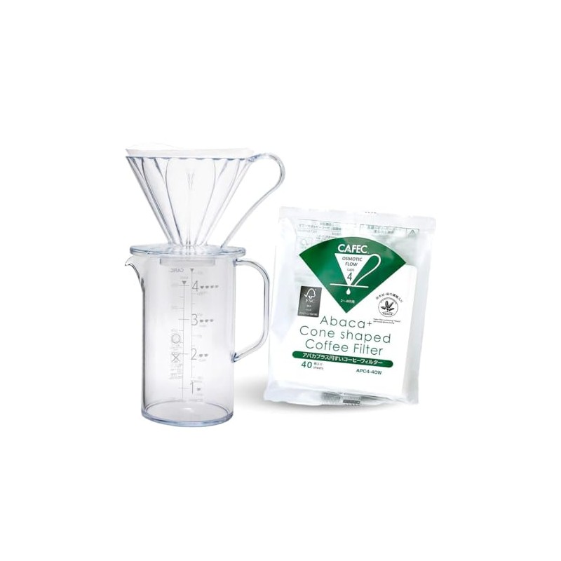 Cafec 2 Cup Pour Over Starter Kit
