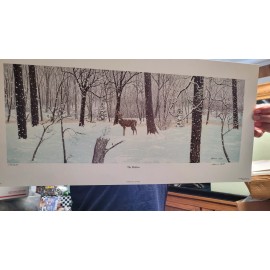 Beautiful "The Hollow" Print By Marvin Hill signed & Numbered 12 X 24