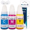 LCL Canon GI-390 GI-390C GI-390M GI-390Y (3 Pack Cyan Magenta
