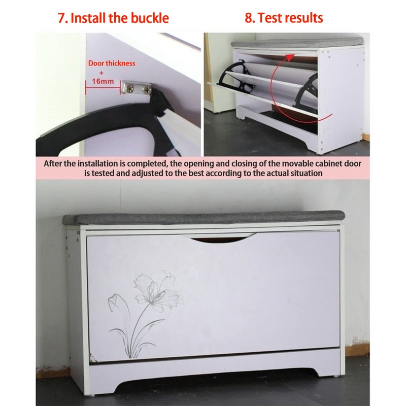 Shoes Cabinet Hinges, Double Layer Shoes Drawer Cabinet Hinges Turing