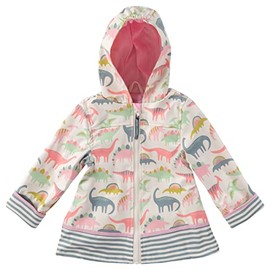 Stephen Joseph Kids Raincoat, Pink Dino, 4/5 (SJ8601)