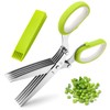 Herb Scissors, X-Chef Multipurpose 5 Blade Kitchen Herb Shears Herb