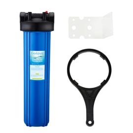 Geekpure 20 Inch Whole House Water Filter Housing 3/4" Port-Fit 4.5" x 20" Filters (1)