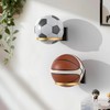 Ball Holder Wall Mount for Basketball, Soccer, Football & Volleyball,